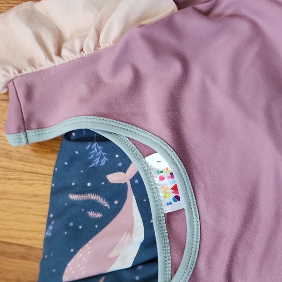 Dot Dot Smile Whale Dress size 7 - Picture 2 of 3